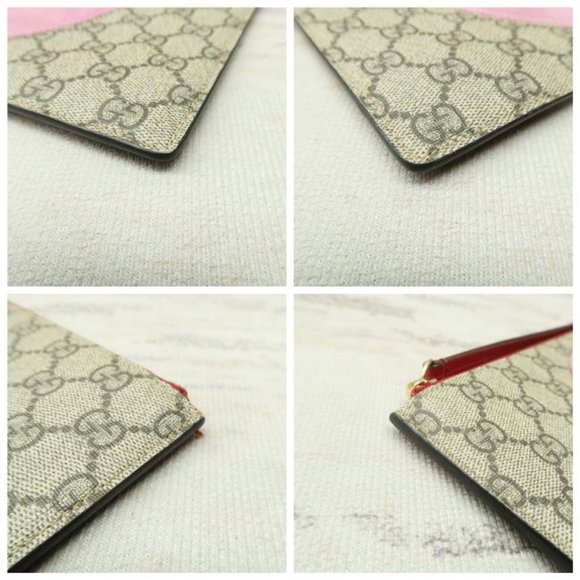 GUCCI LIMITED EDITION SUPREME CANVAS+LEATHER BOSCO CLUTCH/POUCH-100% AUTHENTIC - Picture 5 of 12